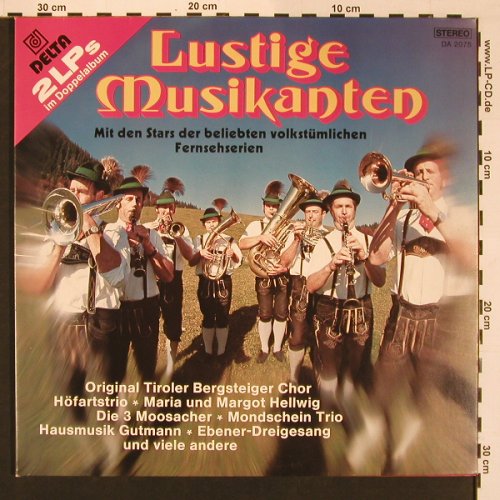 V.A.Lustige Musikanten: Mit den Stars d.beliebten..Foc, Delta(DA 2075), D,  - 2LP - X8642 - 7,50 Euro