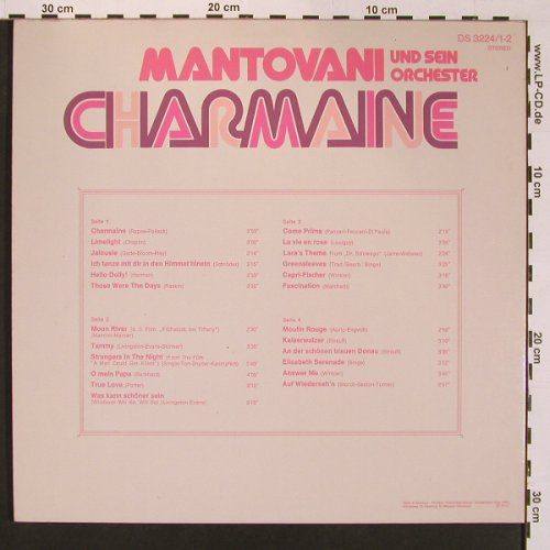 Mantovani & His Orchestra: Charmaine, Foc, Decca(DS 3224/1-2), D, 1973 - 2LP - X8730 - 9,00 Euro