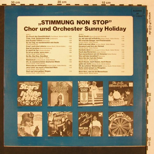 Sunny Holida / Chor u. Orch.: Stimmung mit Riesenchor, Non Stop, Telefunken(DA 2001), D,  - LP - X8861 - 6,00 Euro
