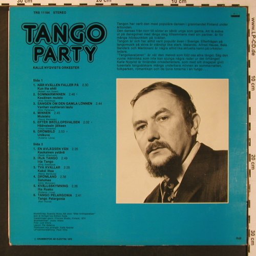 Nyqvist Orkester,Kalle: Tango Party, Telestar(TRS 11164), S, 1975 - LP - X8952 - 9,00 Euro