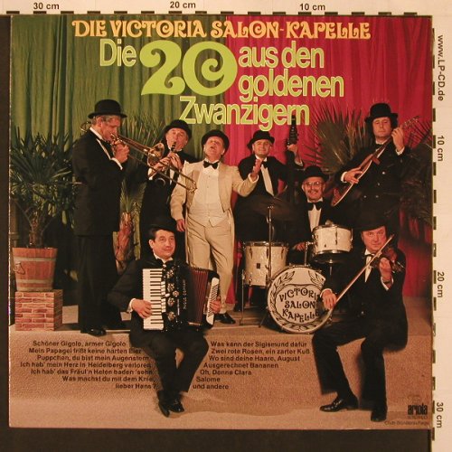 Victoria Salon-Kapelle: Die 20 a.d. goldenen Zwanzigern, Ariola(65 828 6), D, 1976 - LP - X9023 - 6,00 Euro