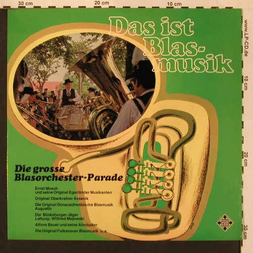 V.A.Das ist Blas-Musik: E.Mosch, Avsenik.. Alfons Bauer, Telefunken(S14596-P), D, Foc,  - LP - X9034 - 9,00 Euro
