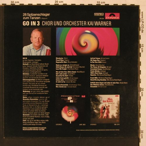 Warner,Kai mit Chor und Orch.: Go In, 28 Spitzen Schl...Folge 3, Polydor(249 399), D, vg+/m-, 1969 - LP - X9037 - 5,00 Euro