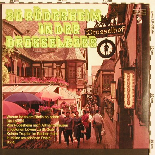 Orchester Rheingold: Zu Rüdesheim in der Drosselgasse, Elite(SOLP-204), D,  - LP - X9194 - 6,00 Euro