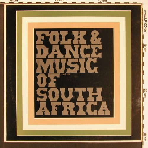 Berg,Danie & his Orchestra: The Folk & Dance M.o South Africa, Gallotone(GALP 1358), ,  - LP - X9409 - 9,00 Euro