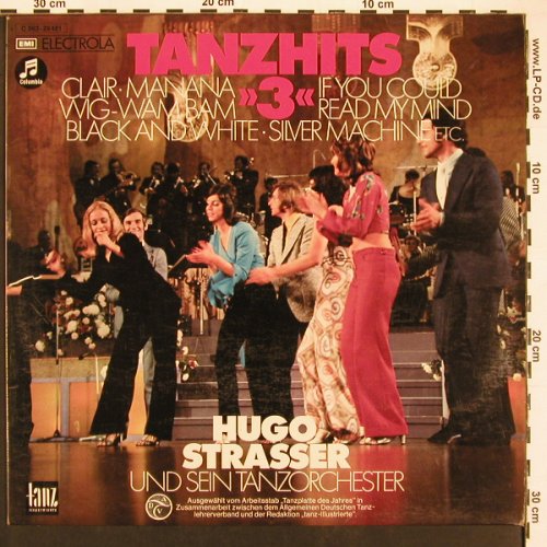 Strasser,Hugo & Tanz-Orch.: Tanzhits 3, EMI Columbia(C 062-29 481), D, 1973 - LP - X9499 - 7,50 Euro