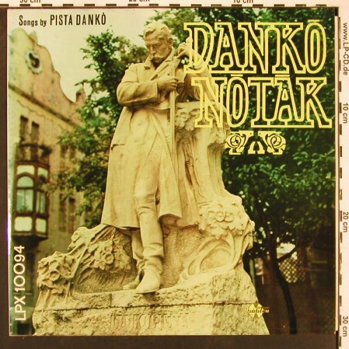 Danko Notak: Songs by Pista Danko (Gipsy Orch), Qualiton(LPX 10094), H, vg+/m-,  - LP - X9551 - 5,00 Euro