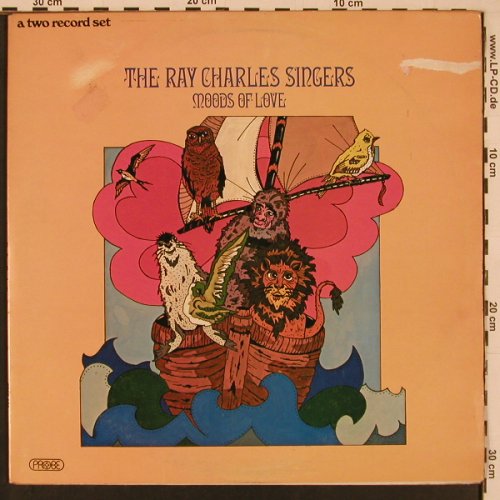 Charles Singers,Ray: Moods Of Love, Foc, m-/VG-, Probe(GTSP 202), UK, 1973 - 2LP - Y128 - 7,50 Euro