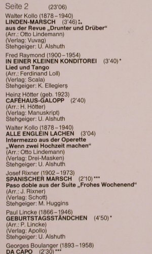 Salonorchester Cölln: Berliner Salon-Le Nouveau Salon, Harmonia Mundi(16 9529 1), D, 1985 - LP - Y1439 - 7,50 Euro