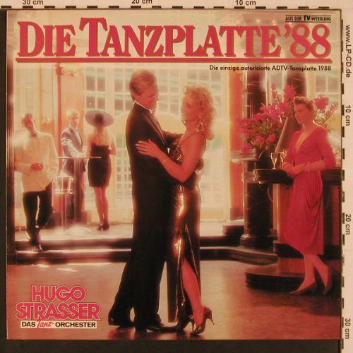 Strasser,Hugo & Tanz-Orch.: Die Tanzplatte'88, ADTV, EMI, Club-Sonderaufl.(32 593-6), D, 1987 - LP - Y143 - 6,00 Euro