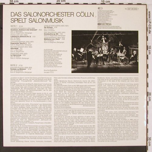 Salonorchester Cölln: Russischer Salon-Le Nouveau Salon, Harmonia Mundi(27 0530 1), D, 1987 - LP - Y1440 - 7,50 Euro