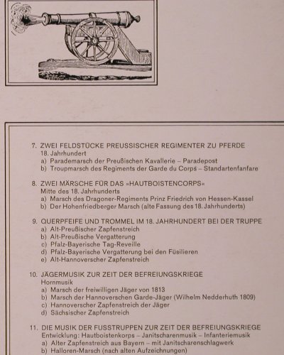 V.A.Militärmusik aus vier Jahrh.: Mrsche, Zapfenstreiche, Feldmusik., Ariola(32 127), D, Foc, 1967 - LP - Y1448 - 9,00 Euro