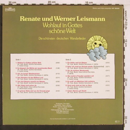 Leismann,Renate & Werner: Wohlauf in Gottes schÖne Welt, Koch(INT 150.054), D, 1983 - LP - Y2145 - 6,00 Euro