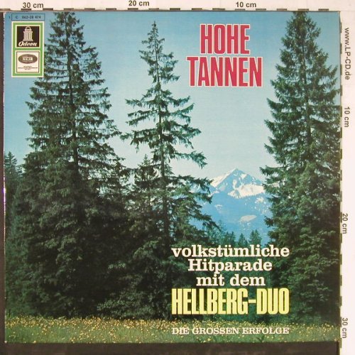 Hellberg-Duo: Hohe Tannen, Odeon(C 062-28 474), D,  - LP - Y2463 - 6,00 Euro