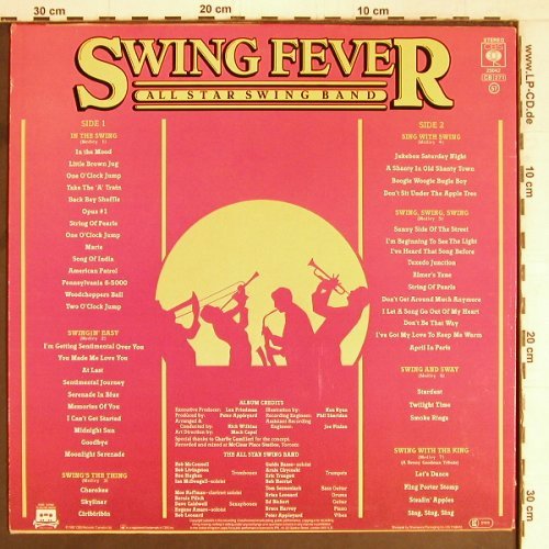 All Star Swing Band: Swing Fever, CBS(25042), UK, 1982 - LP - Y2620 - 6,00 Euro