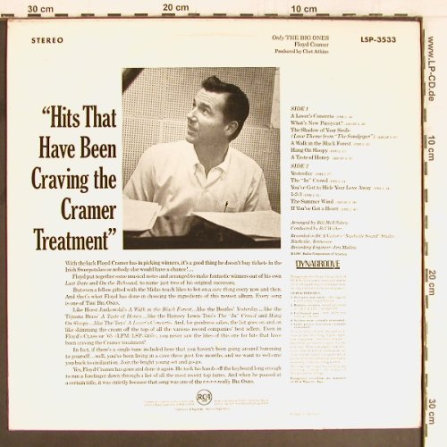 Cramer,Floyd: Only The Big Ones, RCA(LSP-3533), D, 1966 - LP - Y2643 - 9,00 Euro
