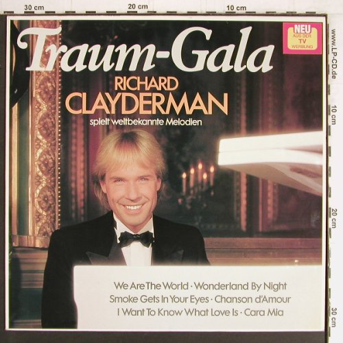 Clayderman,Richard: Traum-Gala, Teldec(6.26386 BU), D, 1986 - LP - Y3220 - 5,00 Euro