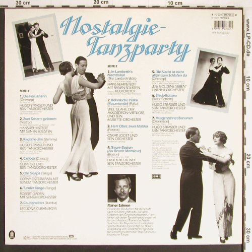 V.A.Nostalgie-Tanzparty: Stasser,Rehmstedt,Glahe...14 Tr., Odeon(1467351), NL, Mono,  - LP - Y3277 - 7,50 Euro