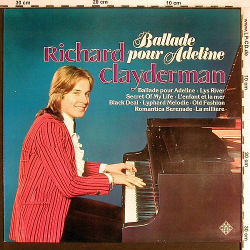 Clayderman,Richard: Ballade Pour Adeline, Telefunken(6.23301 AO), D, 1977 - LP - Y3279 - 6,00 Euro