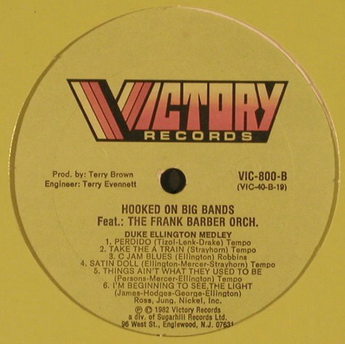Barber Orch.,Frank: Hooked On Big Bands, FLC, Victory(VIC-800), US, 1982 - 12inch - Y4071 - 4,00 Euro
