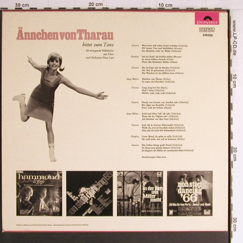 Last,James (Chor&Orch.Hans Last): Ännchen von Tharau bittet zumTanz, Polydor(249 028), D, 1966 - LP - Y4173 - 12,50 Euro