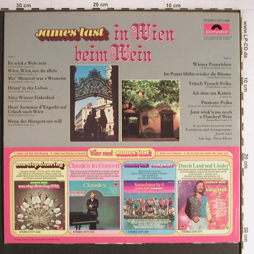 Last,James: In Wien, Polydor(2371 484), D, 1974 - LP - Y4278 - 6,00 Euro