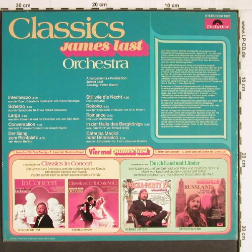 Last,James: Classics, Polydor(2371 320), D, 1973 - LP - Y4571 - 6,00 Euro