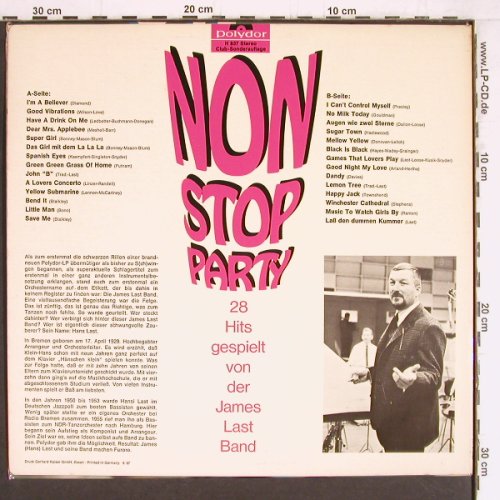 Last Band,James: Non Stop Party, 28 Hits, Polydor Club-Ed.(H 837), D, 1967 - LP - Y4615 - 9,00 Euro