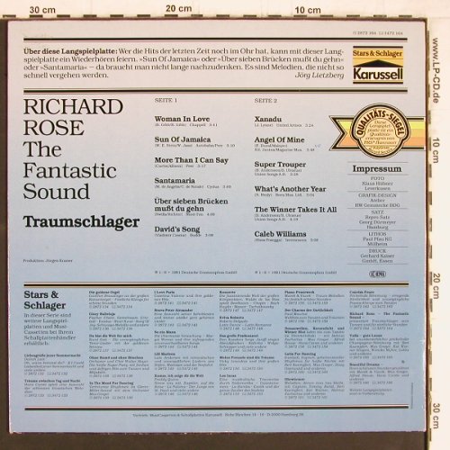 Rose,Richard: Traumschlager, Karussell(2872 164), D, 1981 - LP - Y5184 - 5,00 Euro