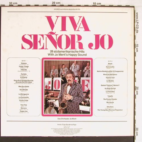 Ment,Jo - Happy Sound: Viva Senor Jo!, Ariola Club Edition(61 212), D,  - LP - Y5246 - 5,00 Euro