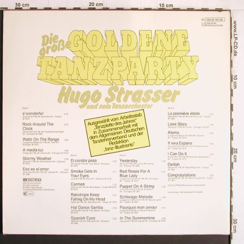 Strasser,Hugo & Tanz-Orch.: Die große goldende Tanzparty, Foc, EMI(134-32 141/42), D,  - 2LP - Y5251 - 7,50 Euro