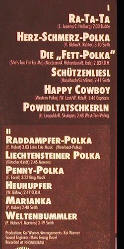 Warner,Kai-Happy Skiffle-Polka Band: Polka wie noch nie, Philips(6305 324), D, 1977 - LP - Y5252 - 6,00 Euro