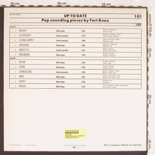 Fort Knox: Up to Date,Pop sounding pieces by, MCT(101), F, 1987 - LP - Y5490 - 5,00 Euro