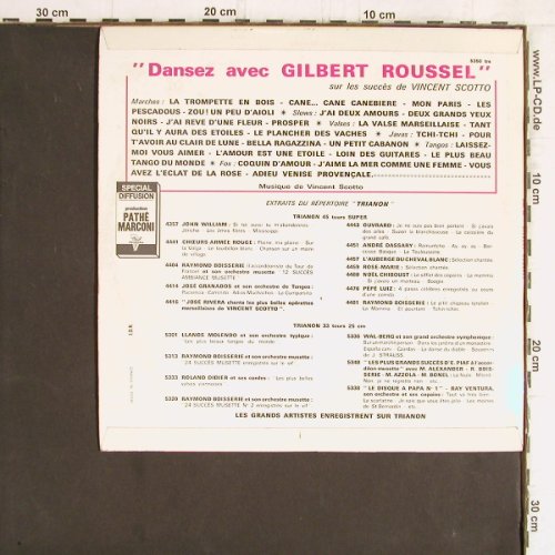 Roussel,Gilbert / Vincent Scotto: Dansez Avec...Accordeon et son Orch, Trianon(5350 TRS), F,  - 10inch - Y5545 - 6,00 Euro