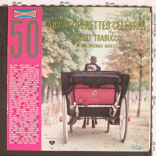 Trabucco,Robert  et son Ens.Musette: 50 Airs D'Operettes Celebres, Bel Air(7014), F,  - LP - Y5594 - 9,00 Euro