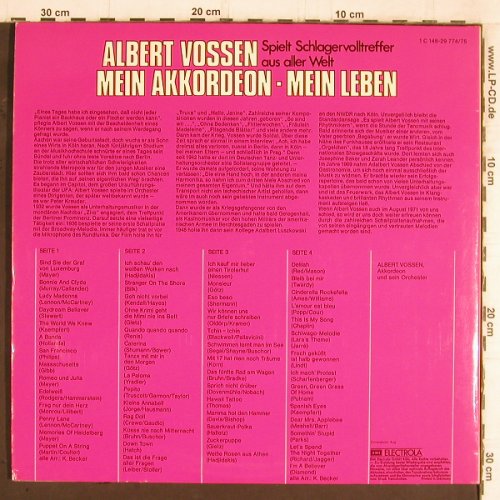 Vossen,Albert: Mein Akkordeon Mein Leben, Foc, EMI Columbia(C 148-29774/75), D,  - 2LP - Y5684 - 7,50 Euro