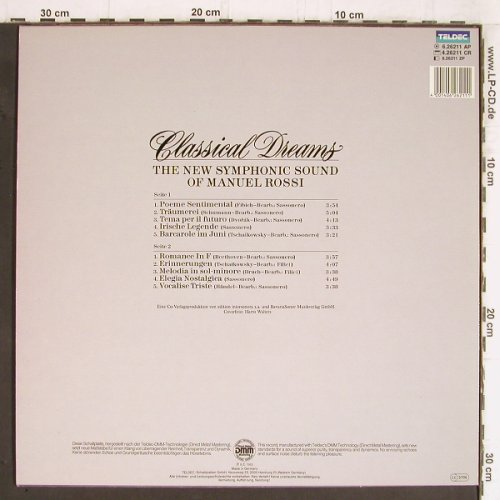 Rossi,Manuel: Classical Dreams, Teldec(6.26211), D, 1985 - LP - Y5701 - 7,50 Euro