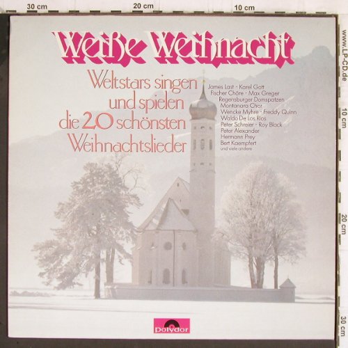 V.A.Weisse Weihnacht: Weltstars Singen u.spielen die 20.., Polydor(815 208-4), D,  - LP - Y5802 - 5,00 Euro