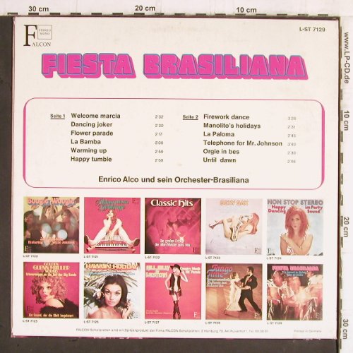 Alco,Enrico &s.Orchester-Brasiliana: Fiesta Brasiliana, Falcon(L-ST 7129), D,  - LP - Y5835 - 5,00 Euro