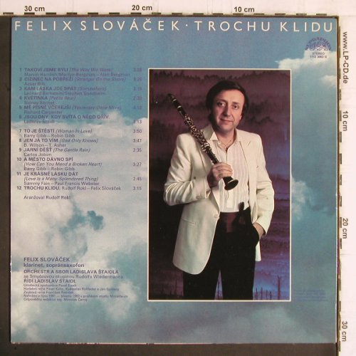 Slovacek,Felix: Trochu Klidu, Supraphon(1113 3063), CZ, 1982 - LP - Y6137 - 7,50 Euro