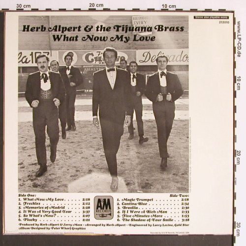 Alpert,Herb & Tijuana Brass: What Now My Love (1966), AM(212 010), D,  - LP - Y6377 - 7,50 Euro