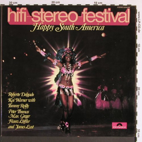 V.A.hifi-stereo-festival: Happy South America, Foc, Polydor(2418 008), D, 1970 - LP - Y6407 - 6,00 Euro