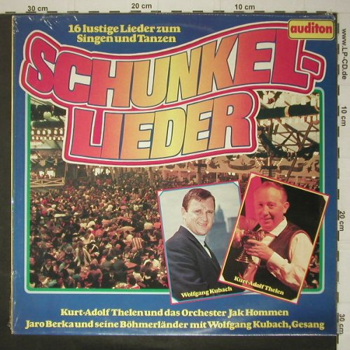 V.A.Schunkellieder: 16 lustige Lieder z. Singen +Tanzen, Auditon, FS-New(6.23744), D, 1979 - LP - Y649 - 7,50 Euro