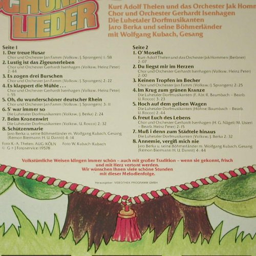 V.A.Schunkellieder: 16 lustige Lieder z. Singen +Tanzen, Auditon, FS-New(6.23744), D, 1979 - LP - Y649 - 7,50 Euro