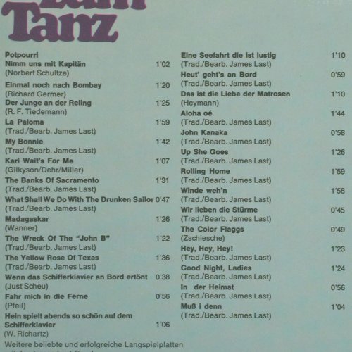 Last,James: Käpt'n James bittet zum Tanz, Polydor(249 252), D, 1968 - LP - Y6504 - 7,50 Euro