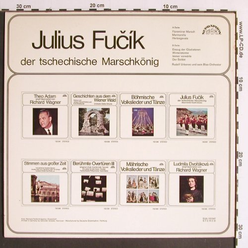 Urbanec,Rudolf - Blasorchester: Julius Fuck d.tschech.Marschkönig, Supraphon(SUA150147)(SUA ST 54839), D, 1968 - LP - Y6513 - 7,50 Euro