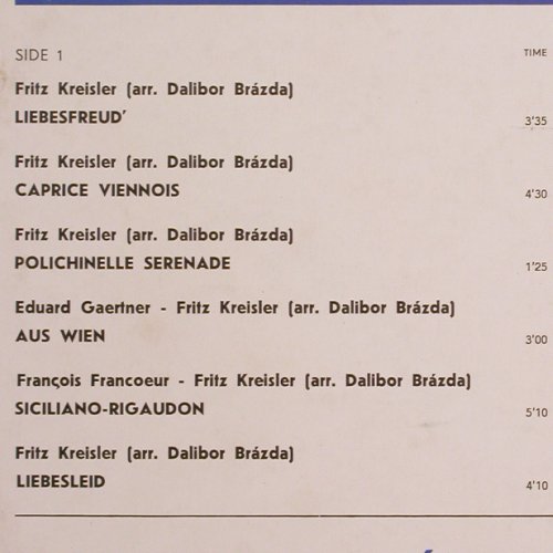 Brazda,Dalibor - Magic Strings: Eternal Love - Kreisleriana, Supraphon(SUA ST 50899), CZ, 1968 - LP - Y6545 - 9,00 Euro