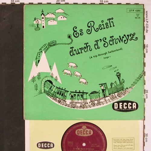V.A.Es Reisli durch d'Schwyz: Folge 1, vg-/vg+, woc, Decca(LF-V 1295), D,  - 10inch - Y673 - 7,50 Euro