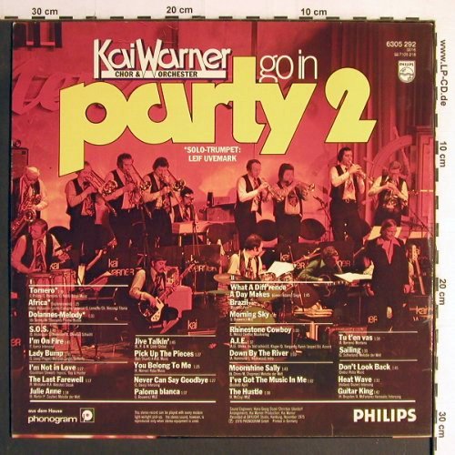 Warner,Kai mit Choir und Orch.: Go In Party 2, Philips(6305 292), D, 1976 - LP - Y6842 - 5,00 Euro