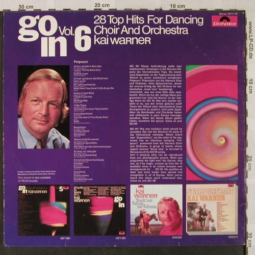 Warner,Kai mit Chor und Orch.: Go In 6, Polydor(2371 119), D, 1971 - LP - Y6845 - 6,00 Euro